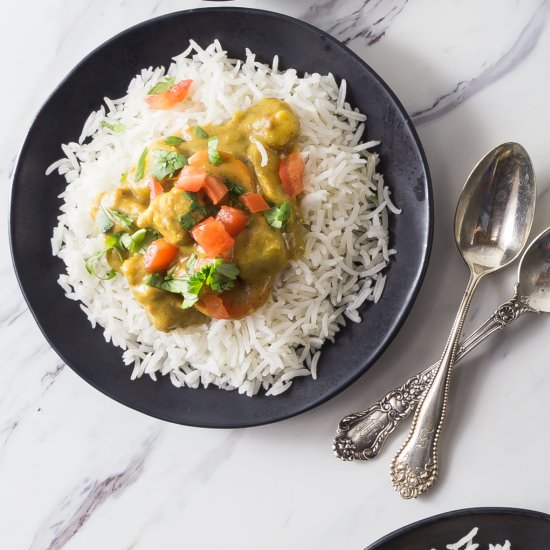 Spicy Almond Butter Chicken Curry - Recipe photo by Ethnic Spoon