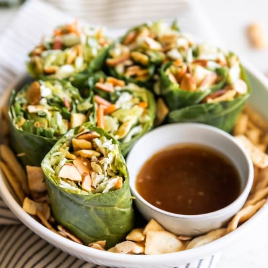Asian Collard Green Wraps - Recipe photo by asassyspoon