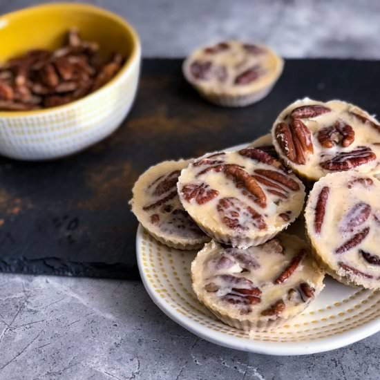 Sugar-Free Pecan Pralines - Recipe photo by buttertogetherkitchen