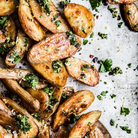 Crispy Roasted Potatoes - Recipe photo by themodernproper