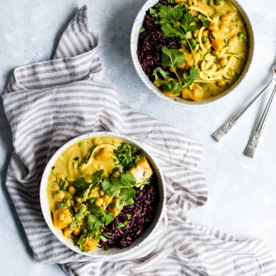 Easy Chickpea and Butternut Curry - Recipe photo by sarahbellnutrition