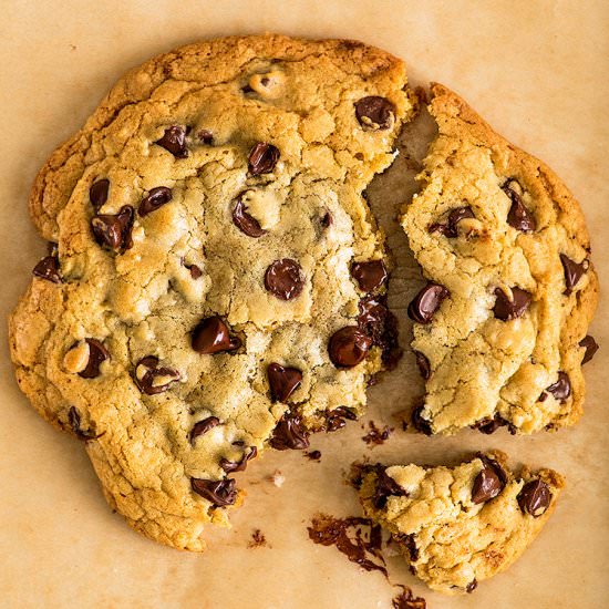 One Chocolate Chip Cookie for Two - Recipe photo by BakingMischief