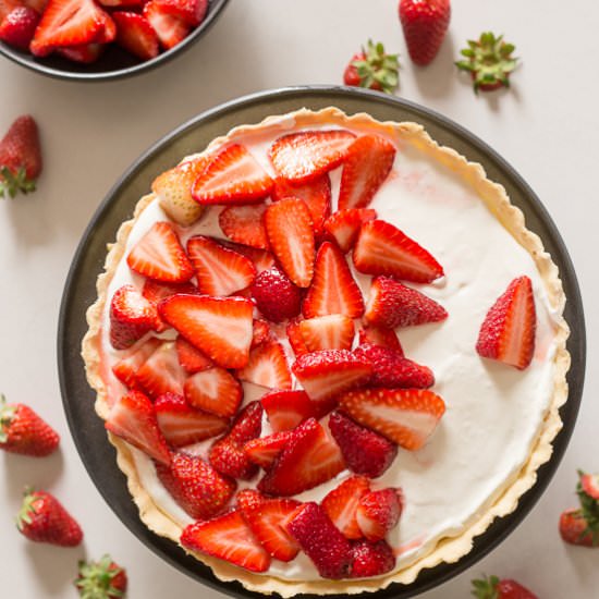 Fresh Strawberry Pie - Recipe photo by an italian in my kitchen