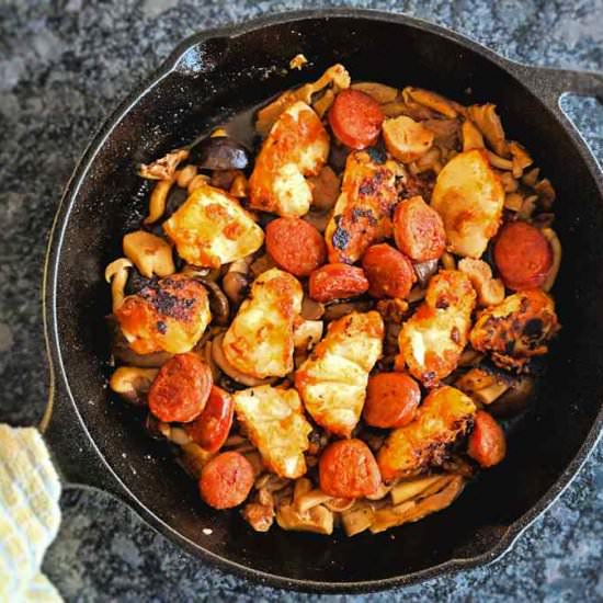Monkfish chorizo - Recipe photo by Cuisine Fiend