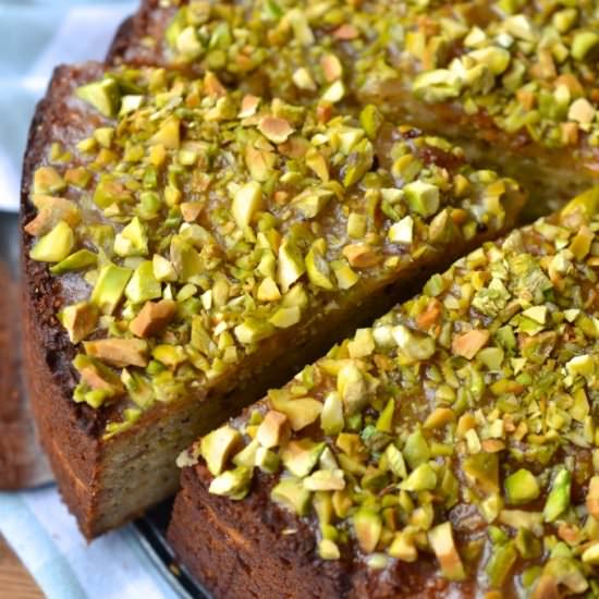 Pistachio & Lemon Cake - Recipe photo by Every Last Bite