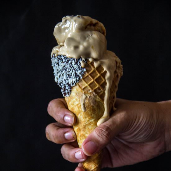 How about some coffee ice cream - Recipe photo by anindya0909