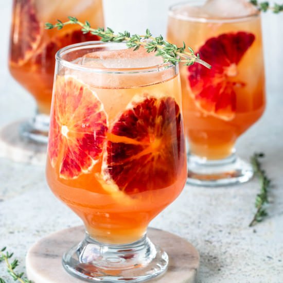 Blood Orange Cocktail - Recipe photo by piesandtacos