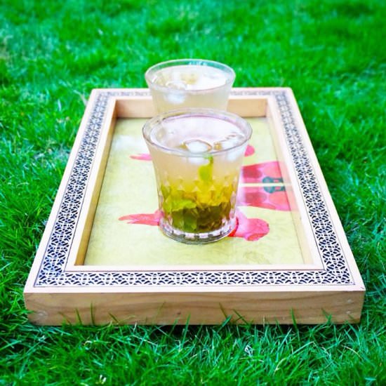 Lime, Mint & Lemongrass Vegan Drink - Recipe photo by Animagus Eats