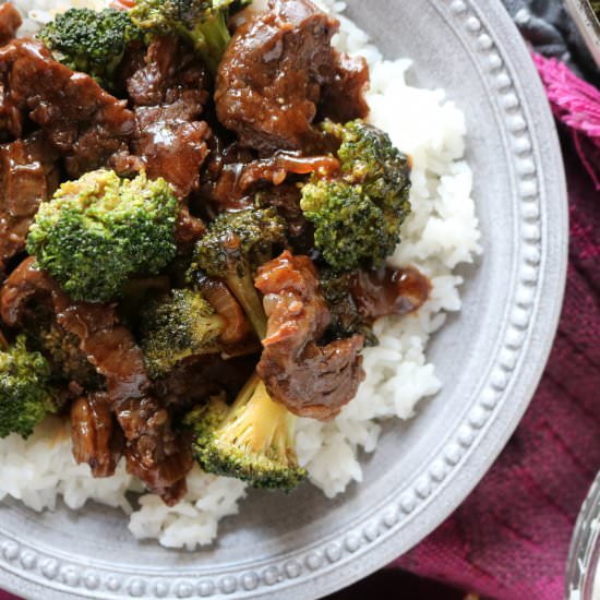 Easy Beef and Broccoli - Recipe photo by TheAnthonyKitchen.com