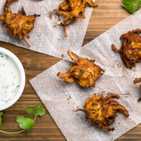 Onion Bhaji - Recipe photo by Charlene Chan