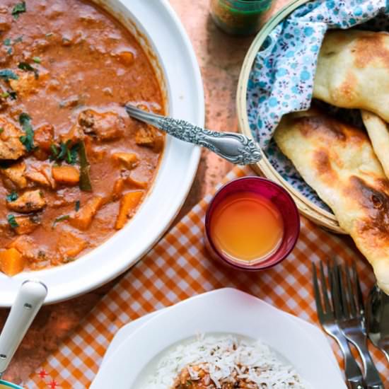BUTTERNUT SQUASH BUTTER CHICKEN - Recipe photo by sugarlovespices