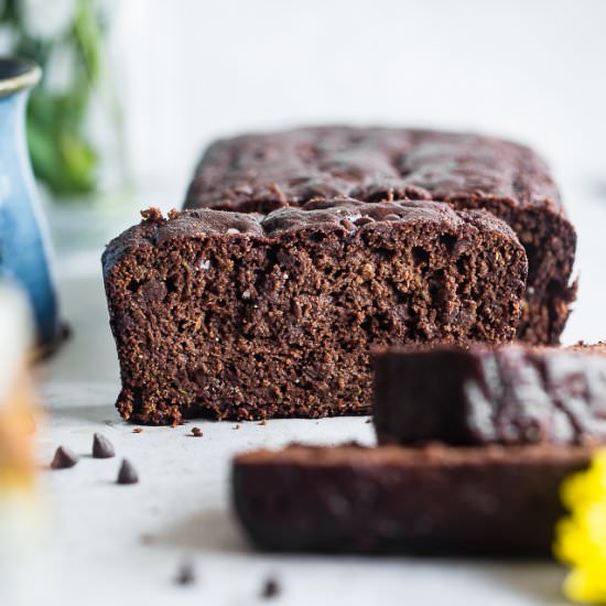 Paleo Chocolate Zucchini Bread - Recipe photo by foodfaithfitness