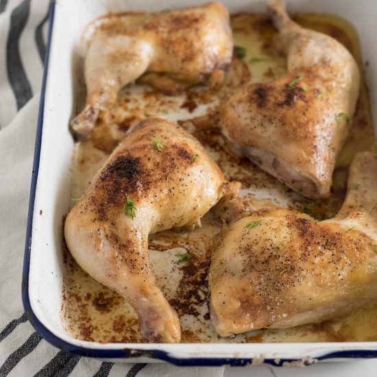 The Best Baked Chicken Leg Quarters - Recipe photo by Blessthismess