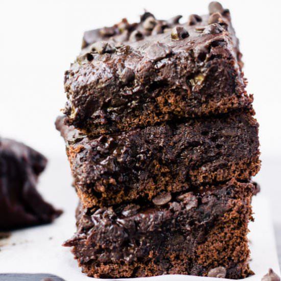 Black Bean Protein Brownies - Recipe photo by onecleverchef