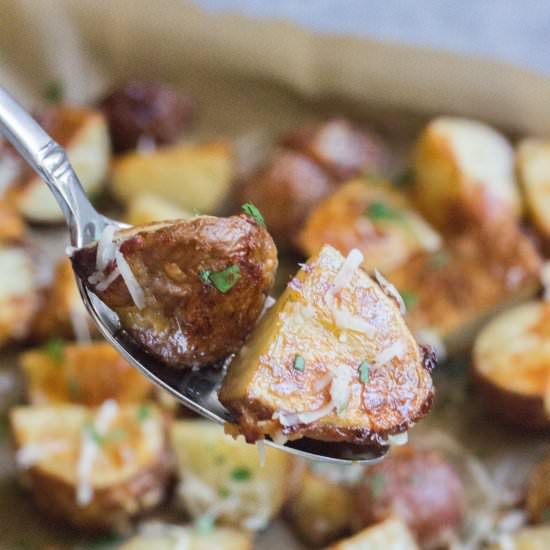 Parmesan Ranch Roasted Potatoes - Recipe photo by Coco and Ash