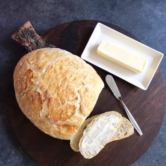 Easy Dutch Oven Bread - Recipe photo by Coco and Ash