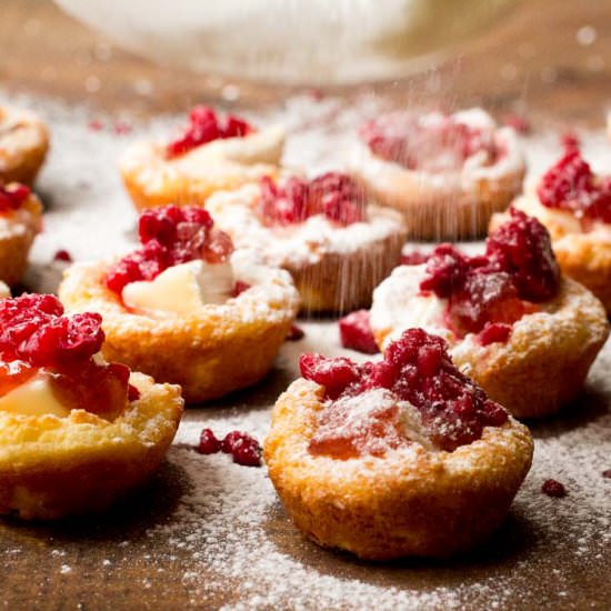 Brie Appetizer Bites with Raspberry - Recipe photo by Joy Filled Eats