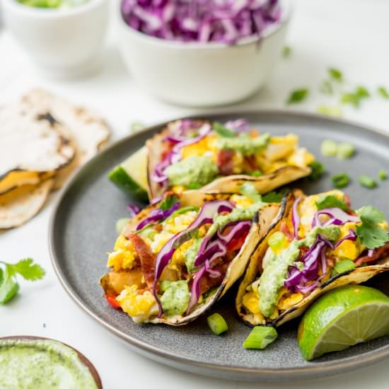 Easy Peasy Breakfast Tacos - Recipe photo by veronicakablan