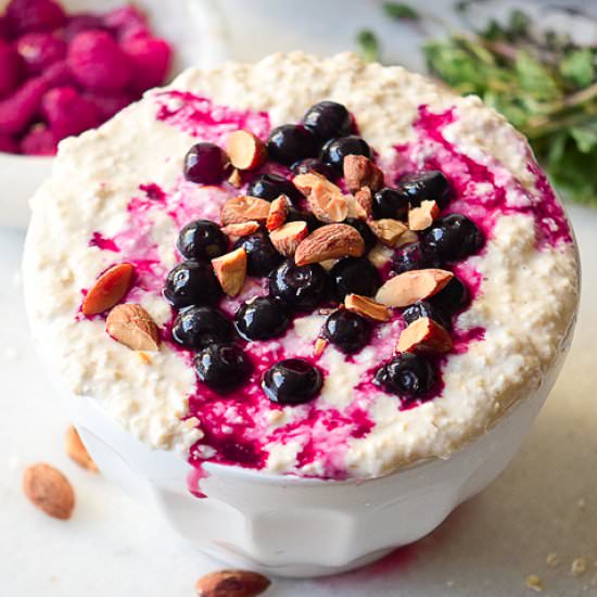 Blueberry Pie Oatmeal - Recipe photo by thegraciouswife