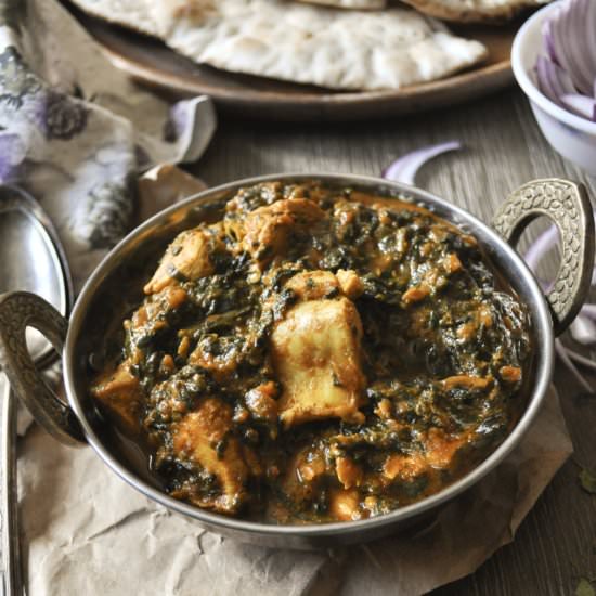 Saag Chicken - Recipe photo by myfridayfoodswings