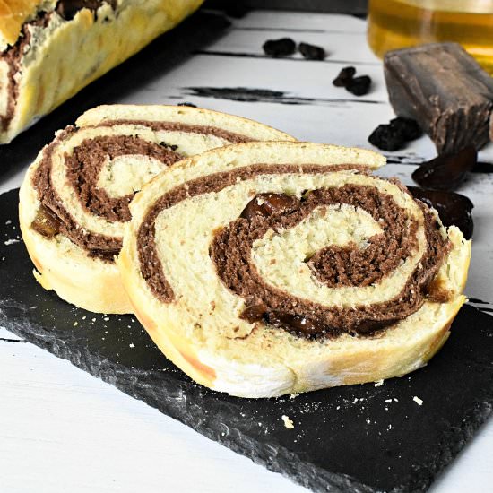 Sugar Free Chocolate Swirl Bread - Recipe photo by suncakemom
