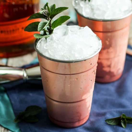 Mint Juleps - Recipe photo by anerdcooks