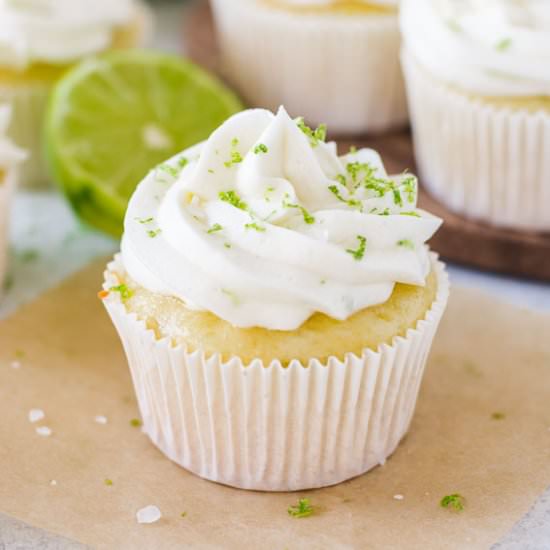 Margarita Cupcakes - Recipe photo by theitsybitsykitchen