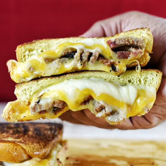 Brisket Grilled Cheese Sandwich - Recipe photo by dudethatcookz