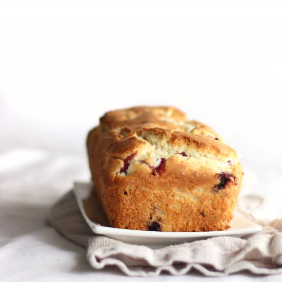 Gluten Free Blueberry Loaf - Recipe photo by Officially Gluten Free