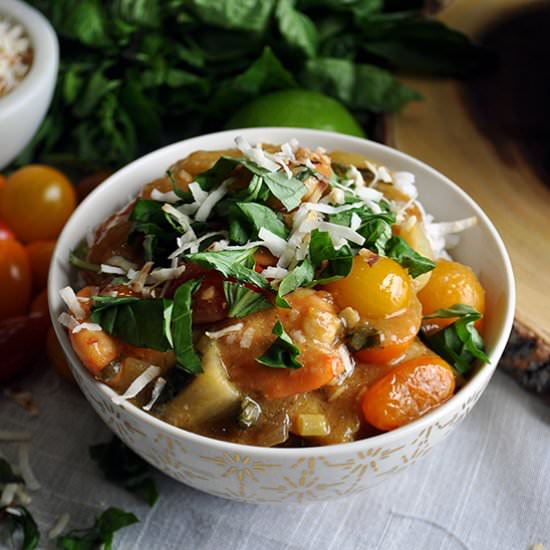 Thai Curry Shrimp and Rice - Recipe photo by A Little and A Lot