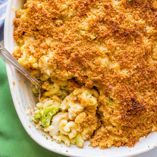 Chicken broccoli mac and cheese - Recipe photo by Family Food on the Table