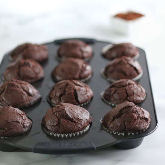 Gluten Free Double Chocolate Muffin - Recipe photo by Officially Gluten Free