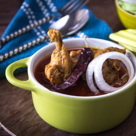 Goan style chicken vindaloo - Recipe photo by anindya0909