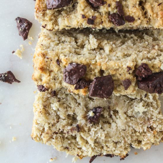 Banana Oat Bread - Recipe photo by The Desserted Girl