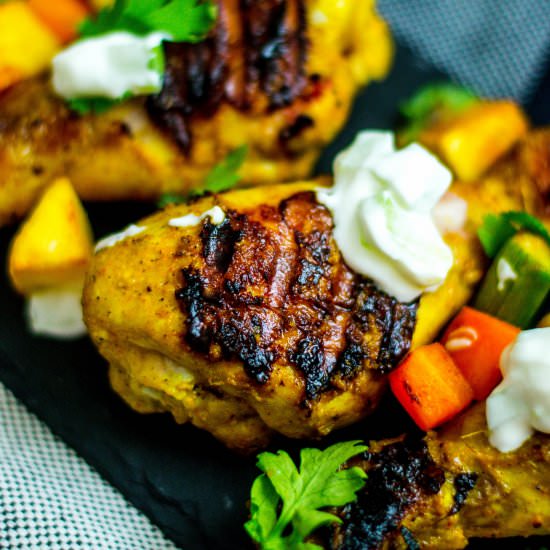 Grilled Chicken Tikka Drumsticks - Recipe photo by shintasimon