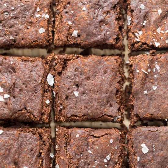 Healthy Vegan Nutella Brownies - Recipe photo by simplyquinoa