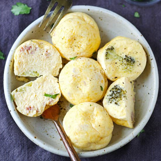 Instant Pot Sous Vide Egg Bites - Recipe photo by Garden in the kitchen
