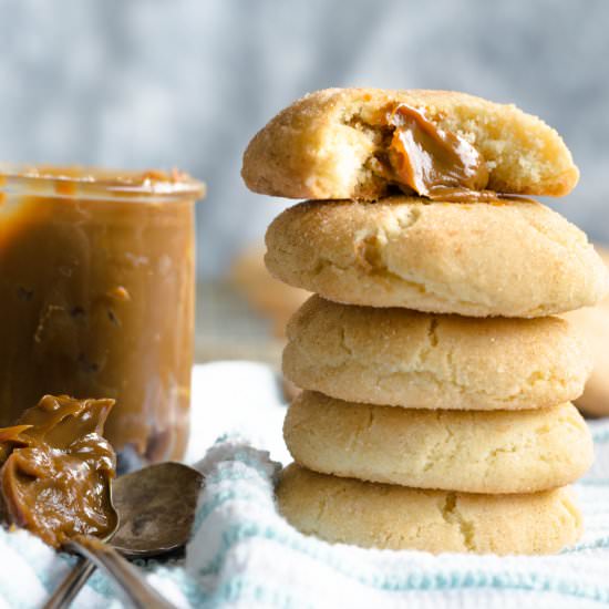 Dulce de leche filled Snickerdoodle - Recipe photo by piesandtacos