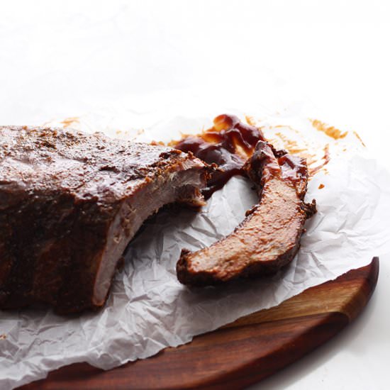How to Smoke Ribs - Recipe photo by Fusion Craftiness