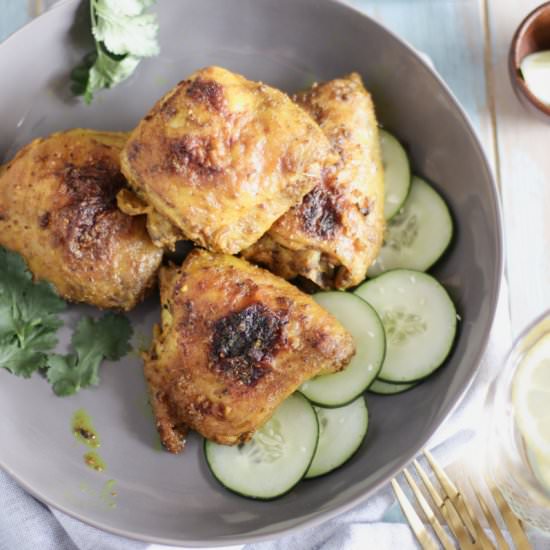 Tumeric Chicken Thighs - Recipe photo by casadecrews