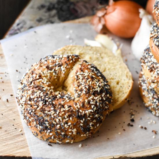 Everything Bagels - Recipe photo by NaomiThomson