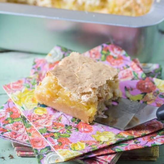 OLD-FASHIONED HAWAIIAN DREAM BARS - Recipe photo by noshingwiththenolands
