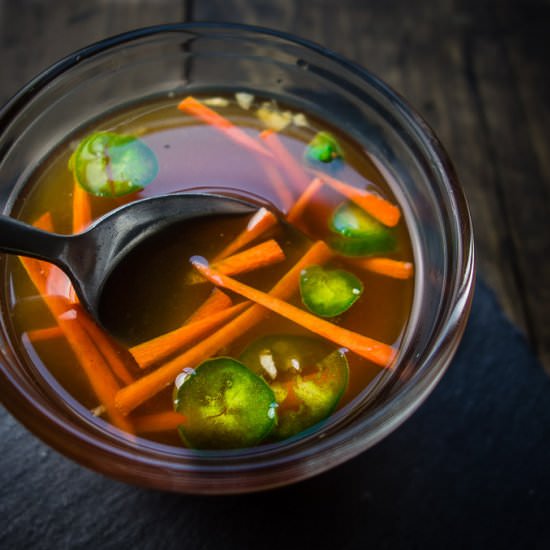Nuoc Cham-Vietnamese Dipping Sauce - Recipe photo by Went Here 8 This