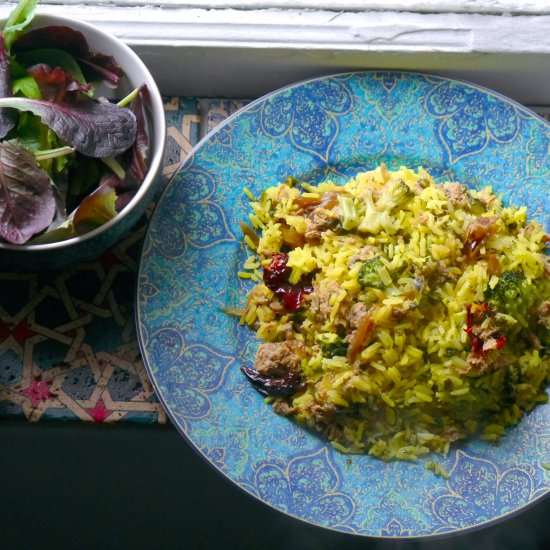 Tuna and broccoli Biryani - Recipe photo by Shamshiri cAfe