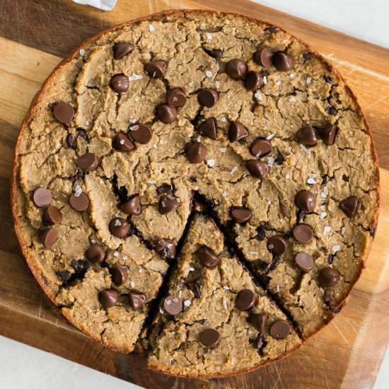 Chocolate Chip Cookie Pie - Recipe photo by thatcleanlife