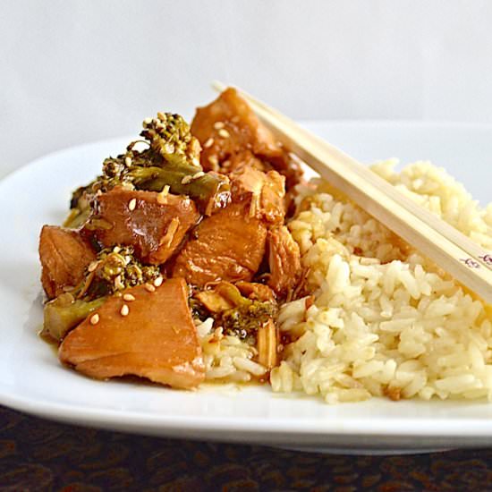 Honey Sesame Chicken and Broccoli - Recipe photo by jeanieandluluskitchen