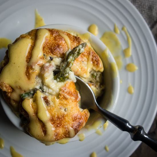 Asparagus & Gruyere Souffle - Recipe photo by Went Here 8 This