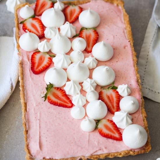 Strawberry Mousse Tart - Recipe photo by sugarsaltmagic