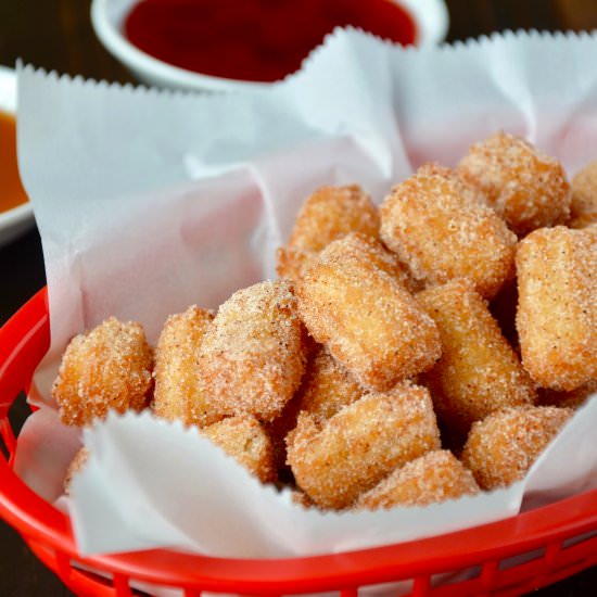 Easy Churro Bites - Recipe photo by justataste