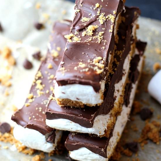 No-Bae S’mores Bars - Recipe photo by Garden in the kitchen